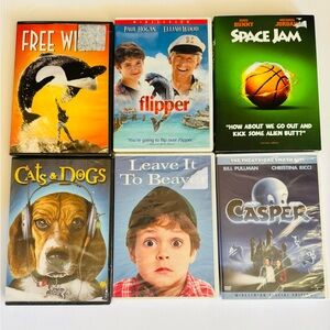 DVD 6 Family movie Classics Bundle